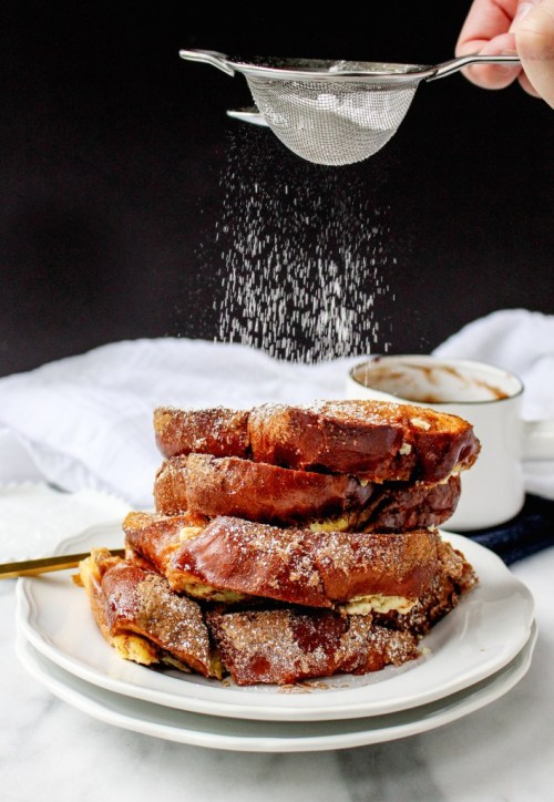 sweetoothgirl:  Churro French Toast Casserole with Mexican Chocolate Drizzle  