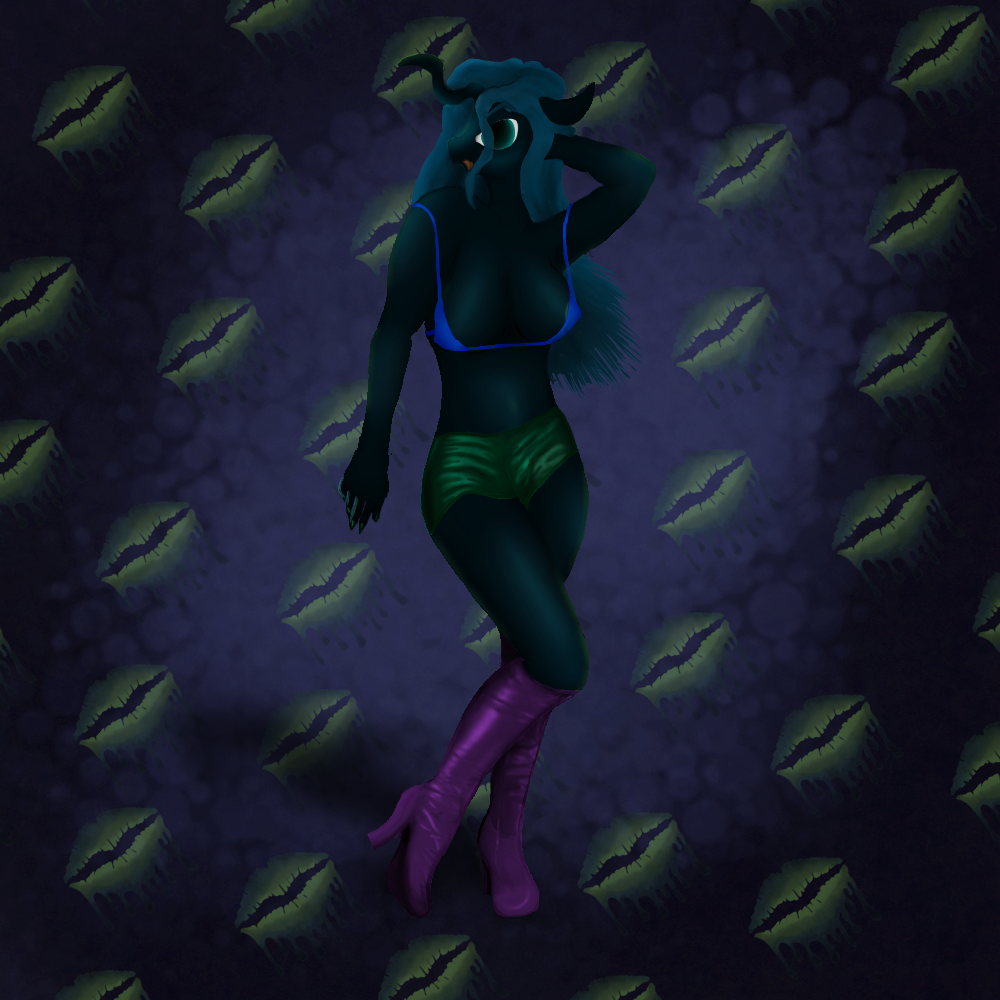   Chrysalis out for a night on the town of breeding. This was back when she was just