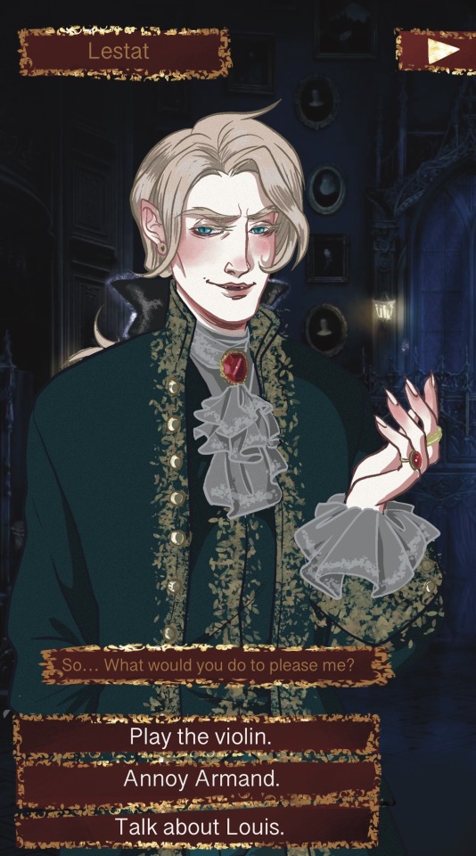 What If Interview With The Vampire Was An Otome Game?