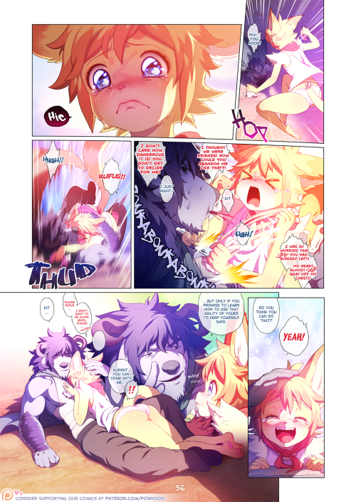 powfooo: Arcana Tales ch.2 - page 36 (full view here) ☆ Patreon ☆ Read our comics! ☆  D’aww <3 (while this page isn’t so much, fair warning- the comic is very NSFW!)