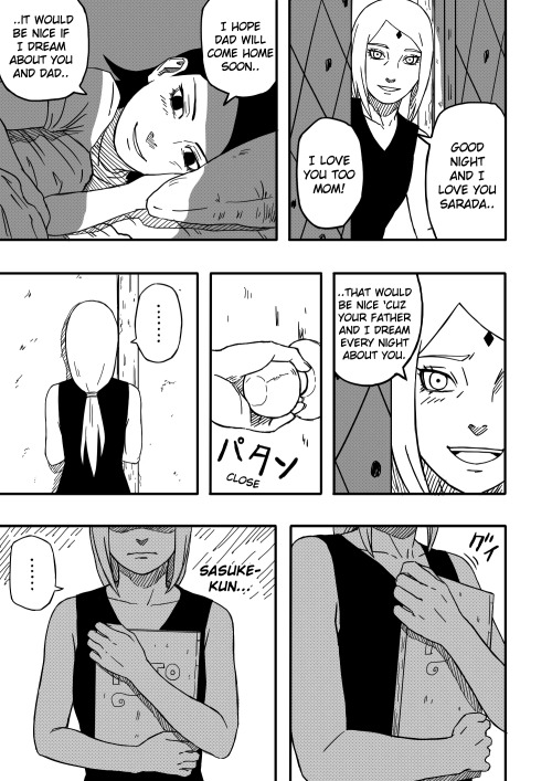 kartasmita:  Intro SasuSaku doujinshi “Home” (read right to left)