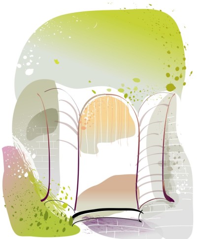 Abstract Window Sketch Royalty Free Vector Image image