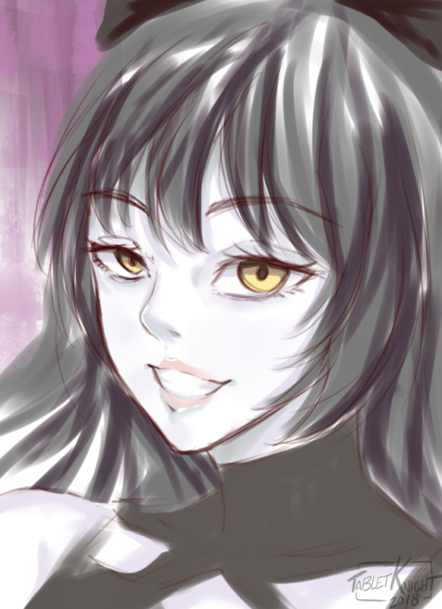 tabletknight: A quick sketch of Blake in a sort of Ishida-ish style. (Ishida sui is the creator of T