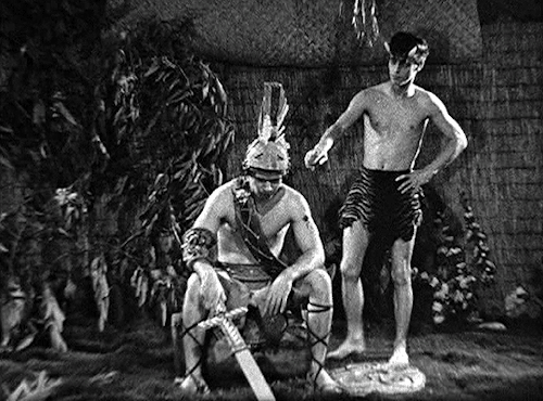 anthonysperkins:Sonny Angeland Lucky Normanas The Soldier and the Satyr(1960s) dir. Bob Mizer