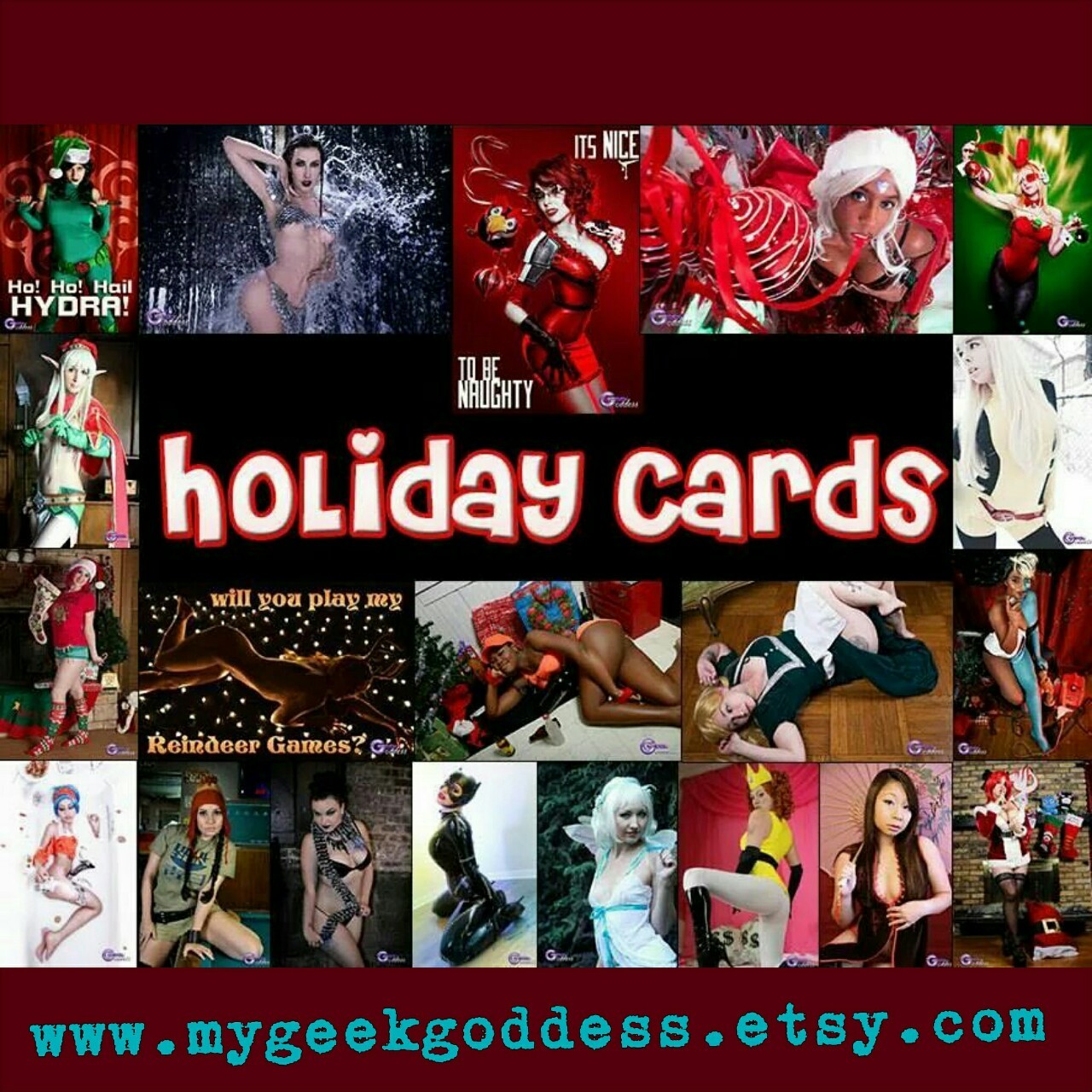 lessthanexciting:  It’s not a holiday season without some sexy Geek Goddess prints