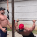 thickmusclesworld:Fernando Noronha Maradona and Christian Lucena - shirtless buddybuilding 3
