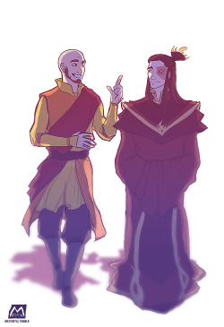 Matereya:  Avatar Aang And Fire Lord Zuko The Dweebs, Being All Bff And Hanging Out