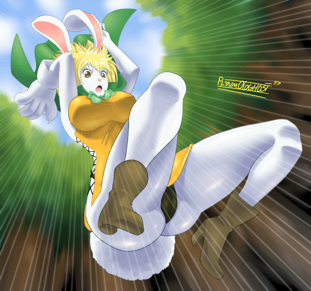 pltnm06ghost: Drew some Carrot for Easter Sunday : D Well, to be fair… I’m not