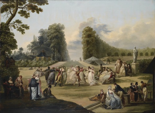 Ball in the Tivoli Gardens by François-Louis-Joseph Watteau, late 1790s