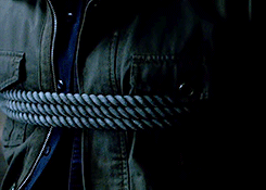 jaredandjensen: Dean + Tied Up