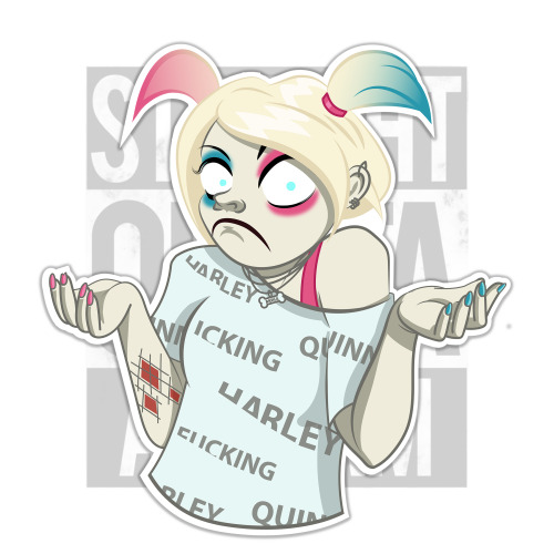 sopheyart:«Harley Quinn» stickerpack by Sopheyapt. 1