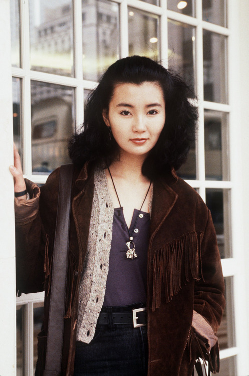 cinematic-portraits:Maggie Cheung photographed in 1990.(Photo by C Y YU/South China Morning Post via