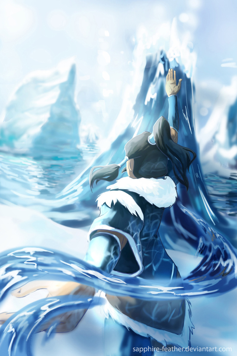 sapphirefeathersketch:  And thus completes the entire set! Korra has been so much