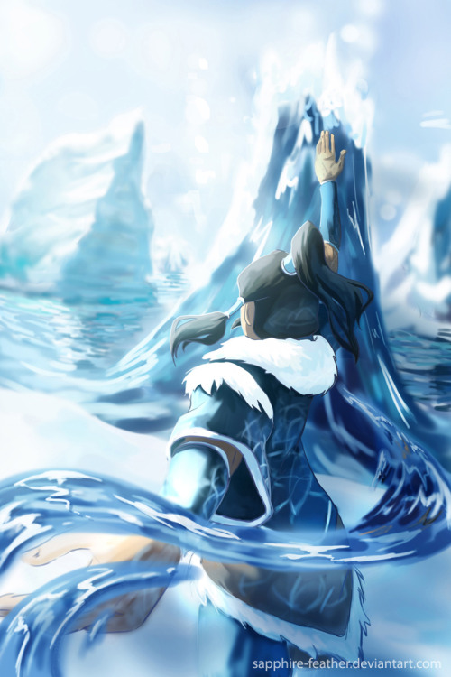 sapphirefeathersketch:  And thus completes the entire set! Korra has been so much fun to draw!   On deviantART Prints Available: 8x12” Prints, 8x12” Print Set, 12x18” Posters, 12x18” Poster Set    added watermarks because of some unsavory edits