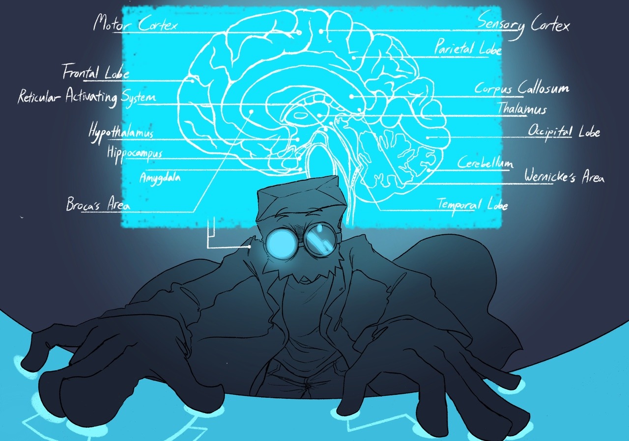 dr-chalk: Not even my psychology project is safe from Villainous