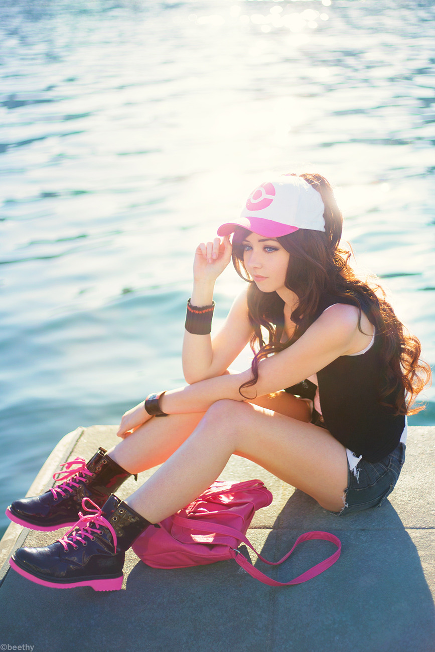 sharemycosplay:  Hilda the #pokemon trainger by xthunderbolt.deviantart.com. Photo