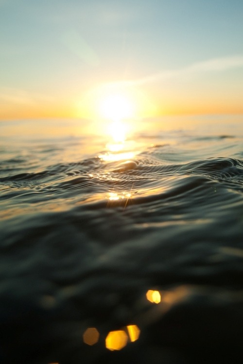 0rient-express:  Water texture , sunset and flares | by Ian Zamora | Facebook.