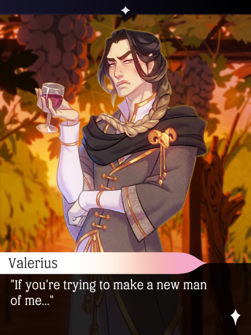 incorrectarcana: Inspired by @/thearcanafanfan’s video on their HC voice for Valerius. The aud