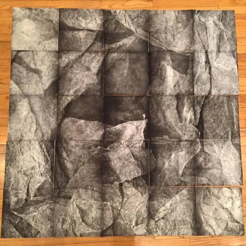 <p>This is it. First full proof of all 25 plates. Five foot square composite photogravure. Only one bad plate (top left, exposed the film upside down 😖) full edition quality runs coming your way in the next 2 weeks!! #photogravure #bigprints #printmaking #bookarts #mfathesis #wtfamidoingwithmylife</p>