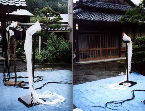 archiemcphee:  Check out the awesomely long tails on these roosters! These regal specimens are Onagadori or “Long-tailed” chickens. They’re a breed of chicken from the Kōchi Prefecture of Japan who evolved from common domestic chickens who mated