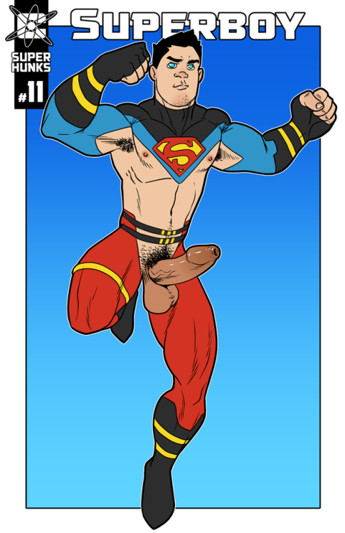 c-atomic:  Super Hunks #10-12Every month I’m drawing three hunky superheroes with the third being Patreon exclusive.| Patreon |