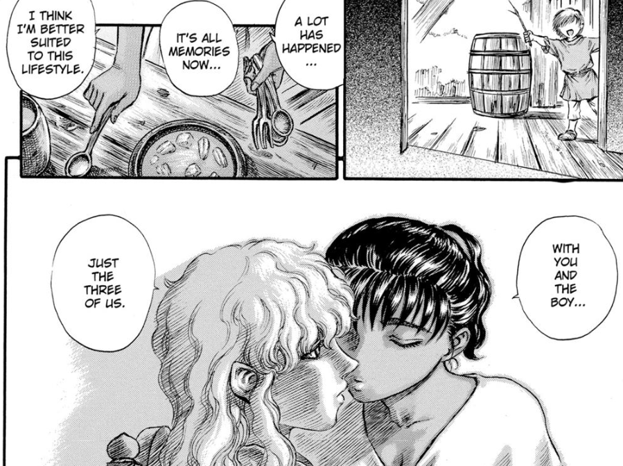 alguém sabe? #berserk #casca #griffith #guts