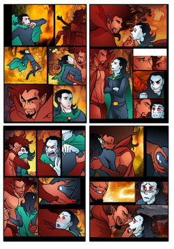 thorkitastic:  art by theperfectbromance this are just a few pages of the new Frost Fire comic I been working on ;)  