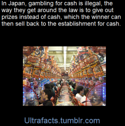 ultrafacts:    In Pokemon Red/Blue, the reason you had to go next door to trade in your casino winnings is because of a loop hole in Japanese gambling laws    Pachinko is a pinball-like slot machine game. It is officially not considered gambling because
