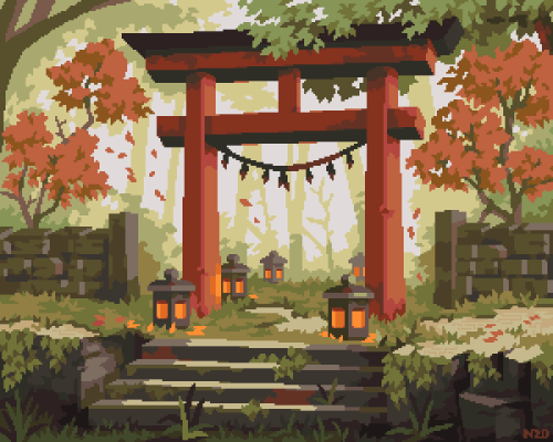  Torii in the Forest 