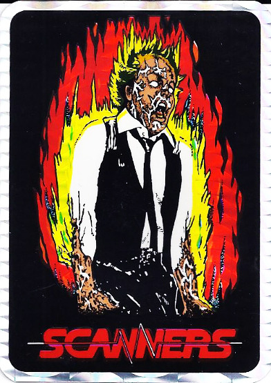 lifesimpermanence:  80’s horror prism stickers. I remember these from Wizard Arcade