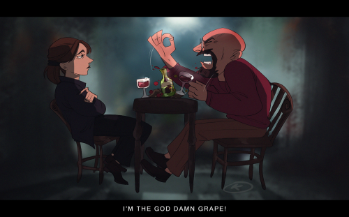 “I’m the god damn grape!”