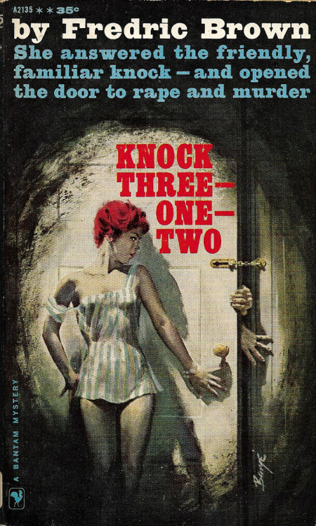 Sex Knock Three-One-Two, by Fredric Brown (Bantam, pictures