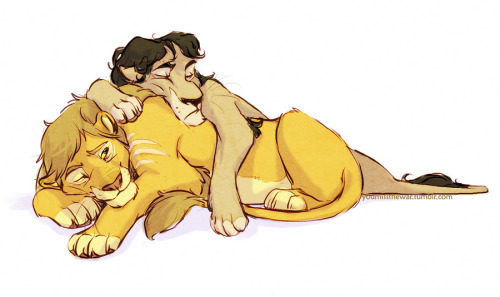 youmissthewar:More Lionlock. If this is the way I need to break my art block, so be it.