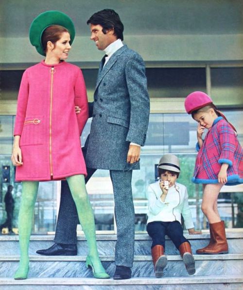 Family goals.Pierre Cardin, 1967.