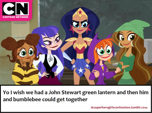 Yo I wish we had a John Stewart green lantern and then him and bumblebee could get together