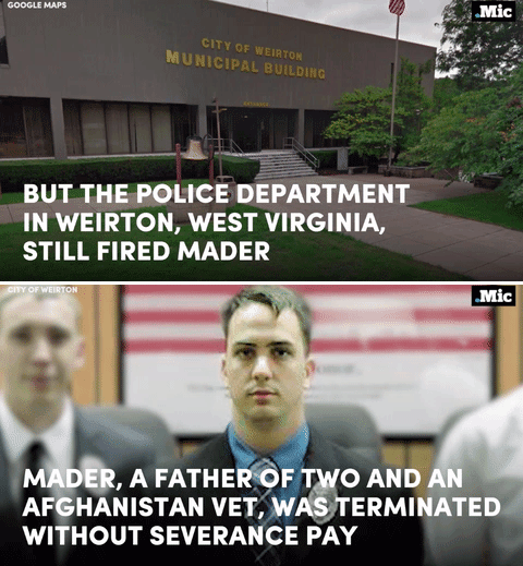 just-a-paperdollthatsall:thresholdofzero:the-movemnt:Mader is now working at getting a new job (x) follow @the-movemntKeep trying to toss around that ‘good cop’ narrative.This is what happens when you try and be good as a cop.  And this is why good