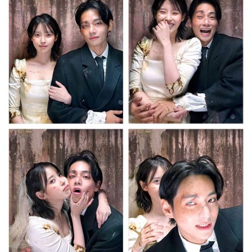 240128 - Taehyung On Instagram: Taejoon And Jihye, Be Happy @/dlwlrma