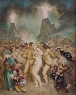 themacabrenbold:   Norman Lindsay  To the Witches Carnival.    