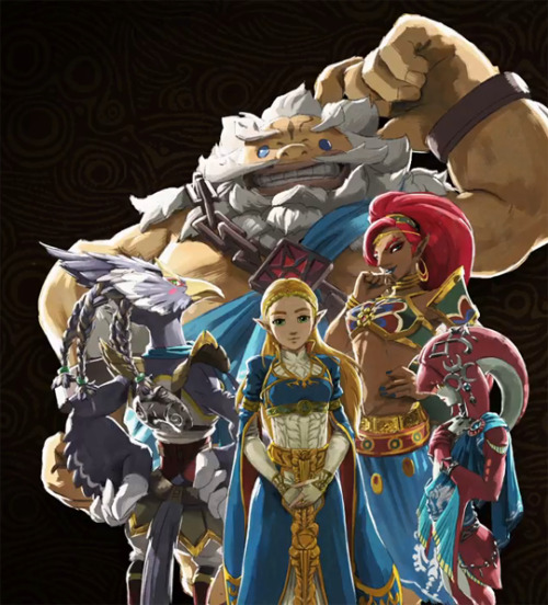 triforce-princess: new art of zelda and the champions shown during nintendo's e3 presentation