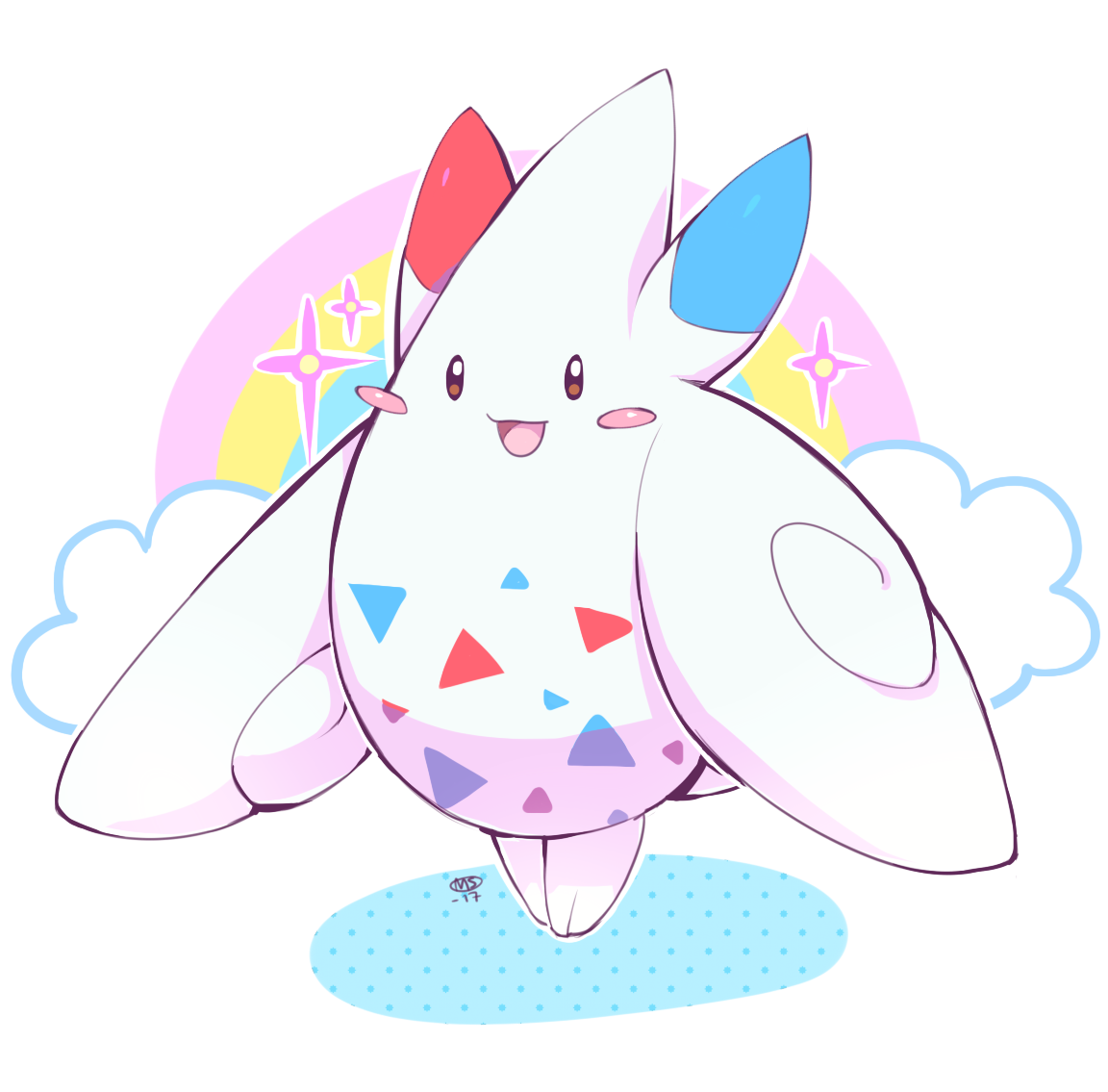 milkayart:togekiss is my baby