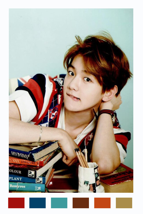 likelike-love:  Baekhyun Colour Palette-