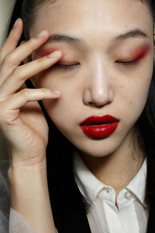 fay-wray:Backstage at Jean Paul Gaultier Fall/Winter 2014