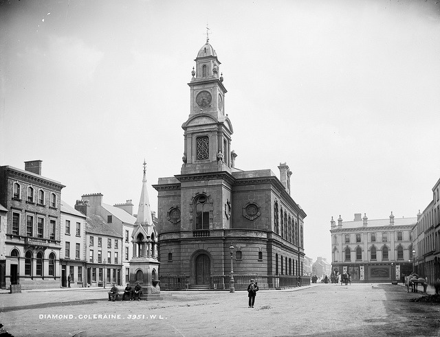 Diamond, Coleraine, circa 1890? by National Library of Ireland on The Commons on Flickr.
Lovely-