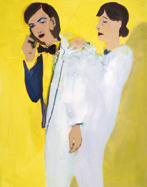 Becky Kolsrud We Alter and Repair (Shoulders) (2013) oil on canvas, 56 x 44 in