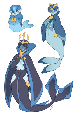 lisosa:  The Pokémermaid challenge that I’m doing with @kikaigaku continues with the fourth generation!  First generation | Second generation | Third generation You can buy stickers of them here! 