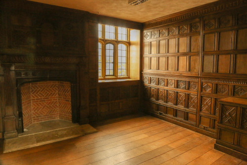 cair–paravel:Interiors of Barrington Court, Somerset, an unfurnished Tudor house, built mostly