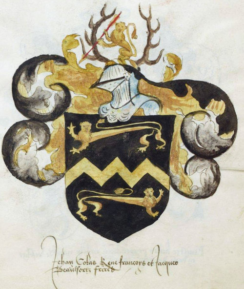 chouettealunettes: Armorial lorrain de la première moitié du XVIe siècle. (1496