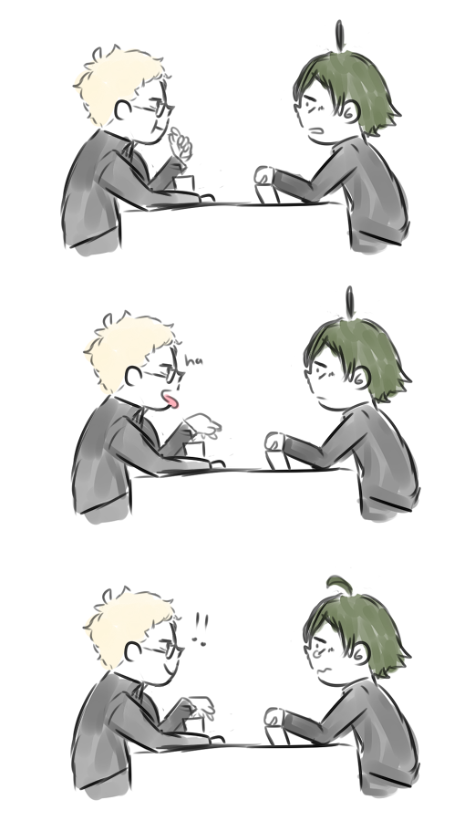 m-ochaa: HC that yamaguchi’s lil cowlick thingy wags when he’s happy 