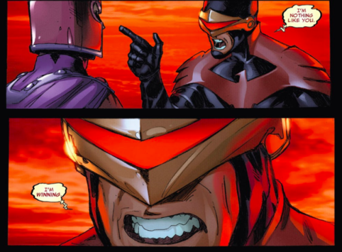 soundingonlyatnightasyousleep:AvX is still dumb but HOLY SHIT MAGNETO FOUND DEAD IN MIAMI[Image: Com