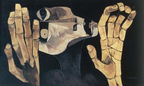 chimneyfish:  El Grito II, 1983 Oswaldo Guayasamin 